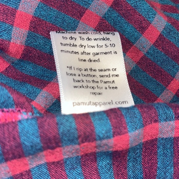 Pamut Apparel | Rome Top in Madras Cotton Khadi - Picture 6 of 6